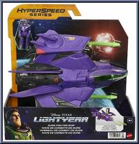 Zurg Fighter Ship from Lightyear - Hyperspeed manufactured by Mattel [Front]