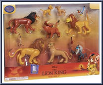 10 Piece Deluxe Figure Set from Lion King - Basic Series manufactured by Just Play [Front]