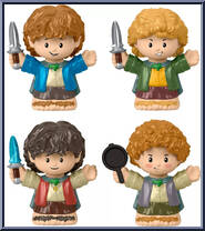 Hobbits from Little People Collector - Lord of the Rings manufactured by Fisher-Price [Loose]