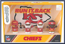 Kansas City Chiefs (Alternate Jersey) from Little People Collector - NFL manufactured by Fisher-Price [Front]