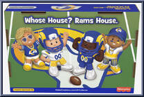 Los Angeles Rams from Little People Collector - NFL manufactured by Fisher-Price [Back]