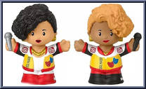 Salt-N-Pepa from Little People Collector - Basic Series manufactured by Fisher-Price [Loose]