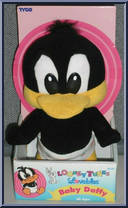 Baby Daffy from Looney Tunes - Plush manufactured by Tyco [Front]