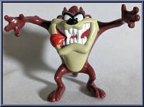Tasmanian Devil from Looney Tunes - Figurines manufactured by Tyco [Loose]