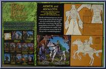 Arwen and Asfaloth (Green Box) from Lord of the Rings - Fellowship of the Ring - Deluxe Horse & Riders manufactured by Toy Biz [Back]