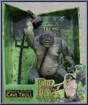Cave Troll (Sound & Action) from Lord of the Rings - Fellowship of the Ring - Large Electronic Figures manufactured by Toy Biz [Front]