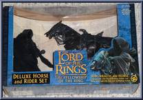 Ringwraith & Horse (Blue Box Reissue) from Lord of the Rings - Fellowship of the Ring - Deluxe Horse & Riders manufactured by Toy Biz [Front]