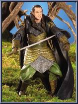 Elrond (Elven Sword Attack) from Lord of the Rings - Fellowship of the Ring - Series 3 manufactured by Toy Biz [Loose]