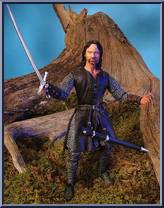 Aragorn (Helm's Deep, Sword Slashing) Action Figure