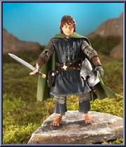 Pippin in Armor (Removable Helmet & Sword) from Lord of the Rings - Trilogy - Return of the King - Series 1 manufactured by Toy Biz [Loose]
