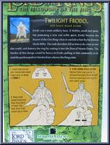 Twilight Frodo (Sword Attack Action) from Lord of the Rings - Trilogy - Fellowship of the Ring - Series 1 manufactured by Toy Biz [Back]