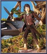 Frodo (Elven Cloak) from Lord of the Rings - Two Towers - Series 5 manufactured by Toy Biz [Loose]
