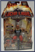 Lizmark Jr. from Lucha Libre Masked Warriors - Basic Series manufactured by Playmates [Front]