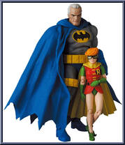 Batman (Blue Version) & Robin (Dark Knight Returns) from Mafex - DC manufactured by Medicom [Loose]