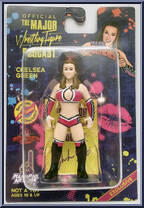 Chelsea Green from Major Wrestling Figure Podcast - Major Bendies - Exclusives manufactured by Unknown [Front]