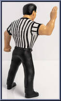 Referee John from Major Wrestling Figure Podcast - Major Bendies - Exclusives manufactured by Unknown [Loose]