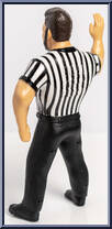 Referee TTD from Major Wrestling Figure Podcast - Major Bendies - Exclusives manufactured by Unknown [Loose]