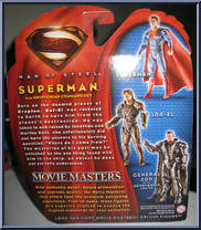 Superman (Kryptonian Command Key) from Man of Steel - Movie Masters - Basic Series manufactured by Mattel [Back]