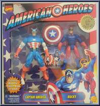 American Heroes: Captain America & Bucky Action Figure