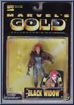 Black Widow from Marvel - Gold manufactured by Toy Biz [Front]