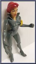 Black Widow from Marvel - Gold manufactured by Toy Biz [Loose]