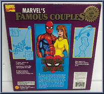Spider-Man & Mary Jane from Marvel - Famous Couples manufactured by Toy Biz [Back]