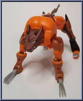 Wolverine (Shadow) from Marvel - Shape Shifters 2003 manufactured by Toy Biz [Loose]