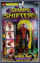Spider-Man (Night-Force) from Marvel - Shape Shifters manufactured by Toy Biz [Front]