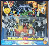 War Machine / Spider-Man from Marvel - Team-Up manufactured by Toy Biz [Front]