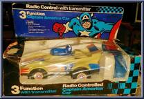 Captain America Car (Radio Controlled) Action Figure