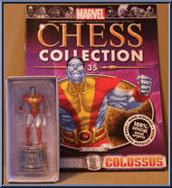 Colossus from Marvel Chess Collection - Basic Series manufactured by Eaglemoss [Front]