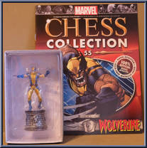 Wolverine from Marvel Chess Collection - Basic Series manufactured by Eaglemoss [Front]