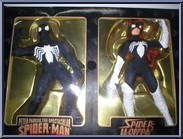 Spider-Man & Spider-Woman from Marvel - Famous Covers - 2-Pack manufactured by Toy Biz [Front]