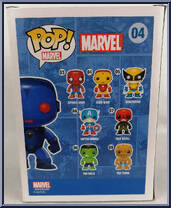 Iron Man (Blue Stealth) from Marvel - Marvel Universe Pop! manufactured by Funko [Back]