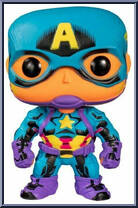 Captain America (Blacklight) (Special Edition) from Marvel - Marvel Universe Pop! manufactured by Funko [Loose]