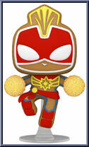 Captain Marvel (Gingerbread) from Marvel - Marvel Universe Pop! manufactured by Funko [Loose]