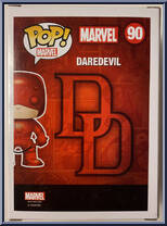 Daredevil (Red) from Marvel - Marvel Universe Pop! manufactured by Funko [Back]