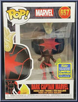 Dark Captain Marvel from Marvel - Marvel Universe Pop! manufactured by Funko [Front]