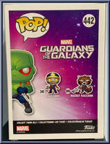 Drax from Marvel - Marvel Universe Pop! manufactured by Funko [Back]