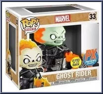 Ghost Rider (Glows in the Dark) from Marvel - Pop! Rides manufactured by Funko [Front]