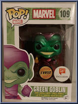 Green Goblin (Metallic) (Chase) from Marvel - Marvel Universe Pop! manufactured by Funko [Front]