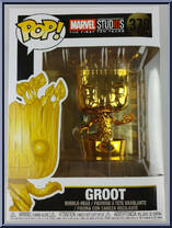 Groot (Gold Chrome) from Marvel - Marvel Stud10s Pop! manufactured by Funko [Front]