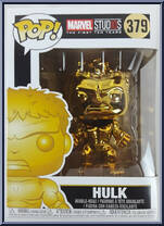 Hulk (Gold Chrome) from Marvel - Marvel Stud10s Pop! manufactured by Funko [Front]