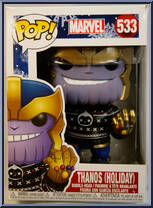 Thanos (Holiday) from Marvel - Marvel Universe Pop! manufactured by Funko [Front]