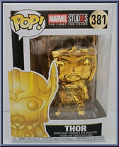 Thor (Gold Chrome) from Marvel - Marvel Stud10s Pop! manufactured by Funko [Front]