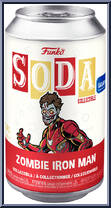 Zombie Iron Man from Marvel - What if…? Soda manufactured by Funko [Front]
