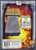 Colossus from Marvel - Hall of Fame - Series 1 manufactured by Toy Biz [Back]