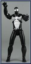 Spider-Man (Black Costume) from Marvel - Hall of Fame - Series 2 manufactured by Toy Biz [Loose]