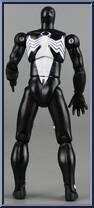 Spider-Man (Black Costume) from Marvel - Hall of Fame - Series 2 manufactured by Toy Biz [Loose]