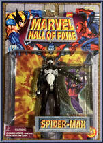 Spider-Man (Black Costume) from Marvel - Hall of Fame - Series 2 manufactured by Toy Biz [Front]